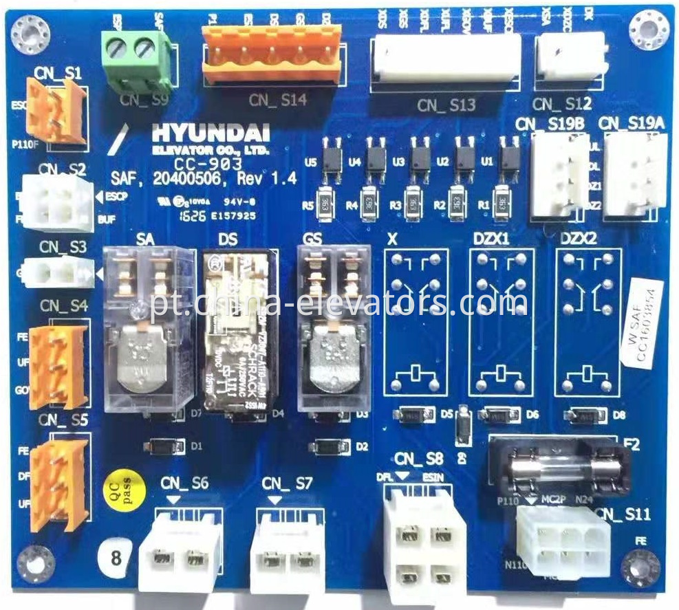 Hyundai Elevator SAF Board / 20400506 Hyundai Elevator SAF Board / 20400506